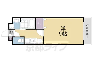 ラフィーネ西沢【106号室】の間取り