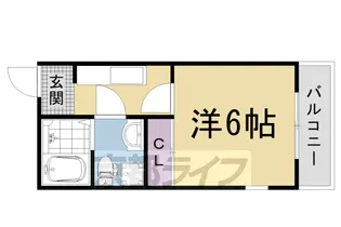 サイト京都西院【3-A号室】の間取り