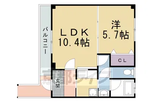 奥田マンション【3階】の間取り