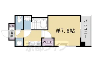 アスヴェル京都壬生EAST【3階】の間取り