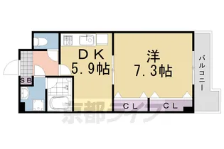 シオン【305号室】の間取り