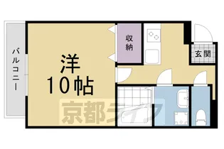 BRAIN’S Luck West【102号室】の間取り