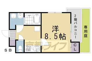 mity 桂朝日町【2階】の間取り