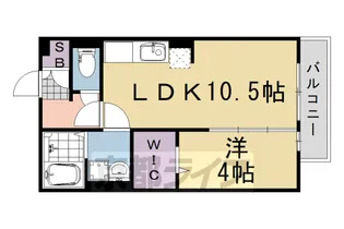 L’ovest Casa【2階】の間取り