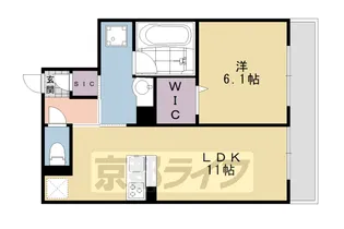 ラ フルール【2階】の間取り