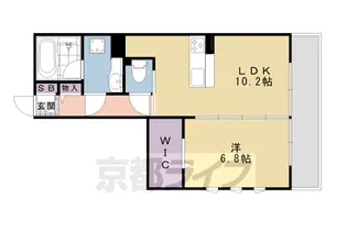 1LDKの間取り画像