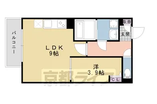 ブバルディア【3階】の間取り