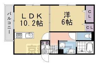 シュエット【1階】の間取り