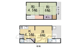 京都府京都市西京区松尾鈴川町【一戸建】の間取り