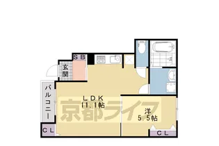 BASARA【1階】の間取り