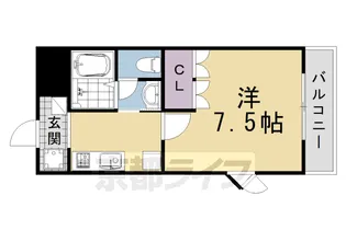 ストリームハイツ・ユアサ【208号室】の間取り