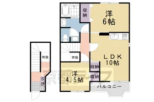 アカース【203号室】の間取り