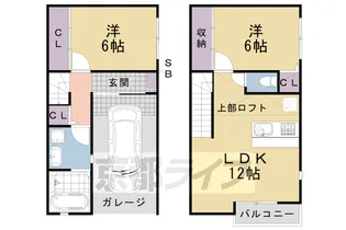 シャンテ弐番館【5号室】の間取り