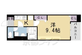 プロムナード桂川【2階】の間取り
