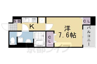 京都府京都市南区久世上久世町【マンション】の間取り