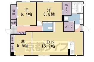 shamaison alivio【103号室】の間取り