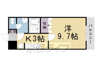 ラ・メゾン・アンジュ【106号室】の間取り