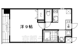 フレンドリーハウス匠 四条堀川【1003号室】の間取り