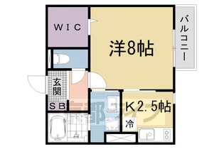 エスペランサ萱野【202号室】の間取り