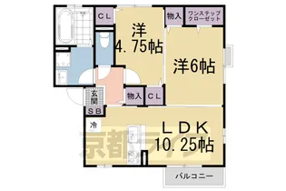 リバティ【1階】の間取り