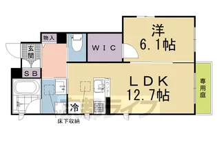 ロッジ今出川【101号室】の間取り