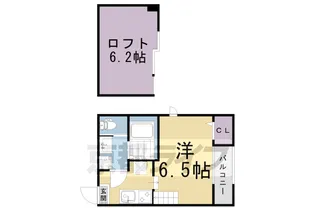 Hokulani藤森【1階】の間取り