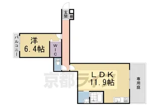 桃山HATCH【1階】の間取り