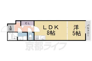DOOR’S SUMIZOME【306号室】の間取り