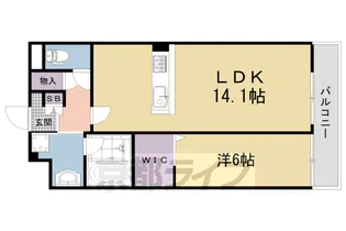 Branche Momoyama【3階】の間取り