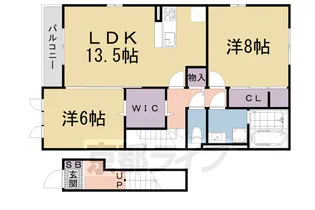 ケーズコート【202号室】の間取り