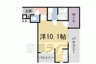 マナーズハウス山科駅前Ⅱ【305号室】の間取り