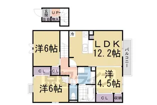 3LDKの間取り画像