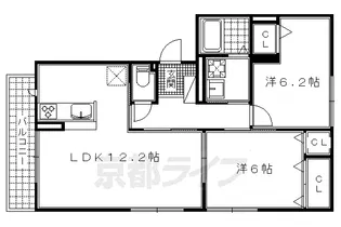 メゾン ド SOH【102号室】の間取り