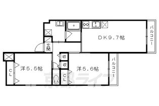 サクシード伏見駅南【5階】の間取り