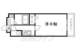 サクシード伏見駅南【302号室】の間取り