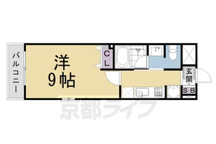 R5コート【201号室】の間取り