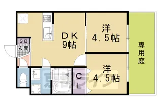 SAKURA VILLAGE【1階】の間取り