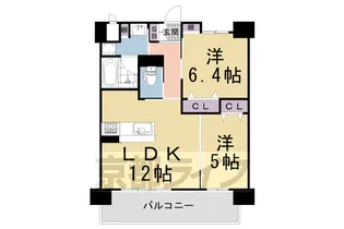 リバーサイド大津屋【1階】の間取り