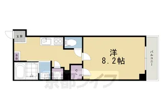 サクシード伏見京橋【2階】の間取り
