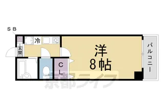 トラスト伏見【301号室】の間取り