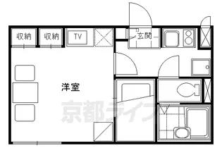 レオパレスMOMOYAMA【1階】の間取り