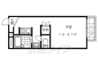 レオパレス観月【2階】の間取り