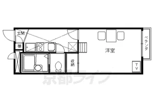 レオパレス淀コンフォート【201号室】の間取り