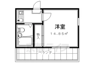レオパレス伏見第3【2階】の間取り
