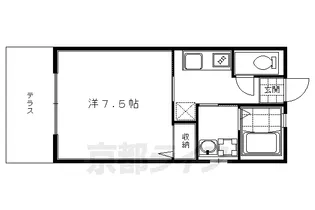 HAZUKI【105号室】の間取り