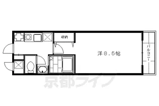 「グロリアス深草」【1階】の間取り