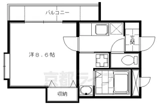 メゾン・ホープ【3-F号室】の間取り