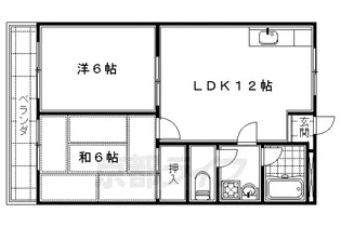 シュロスインレット【202号室】の間取り