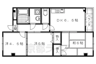 アネックス鳥羽【3階】の間取り