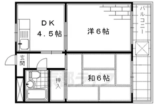フジハイツ【3階】の間取り